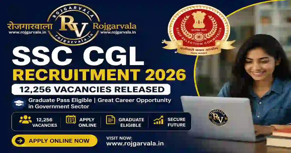 SSC CGL Recruitment 2026 – 12256 Vacancies, Apply Online